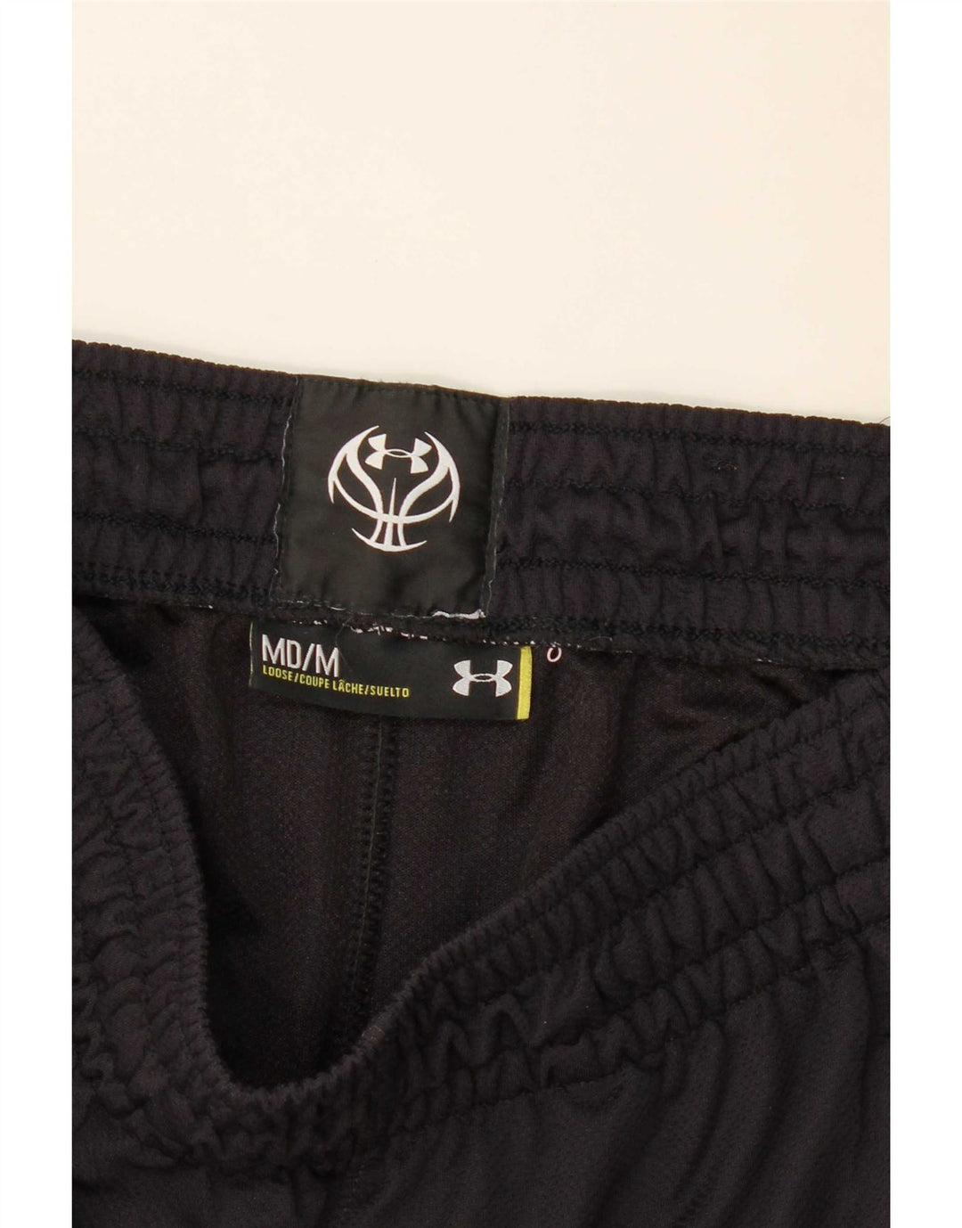 Under Armour Short de Sport Homme Noir Moyen