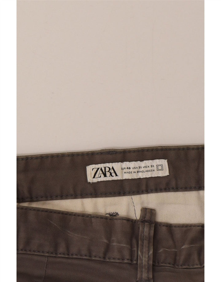 Zara Short Chino Homme EU 40 Medium W31 Gris