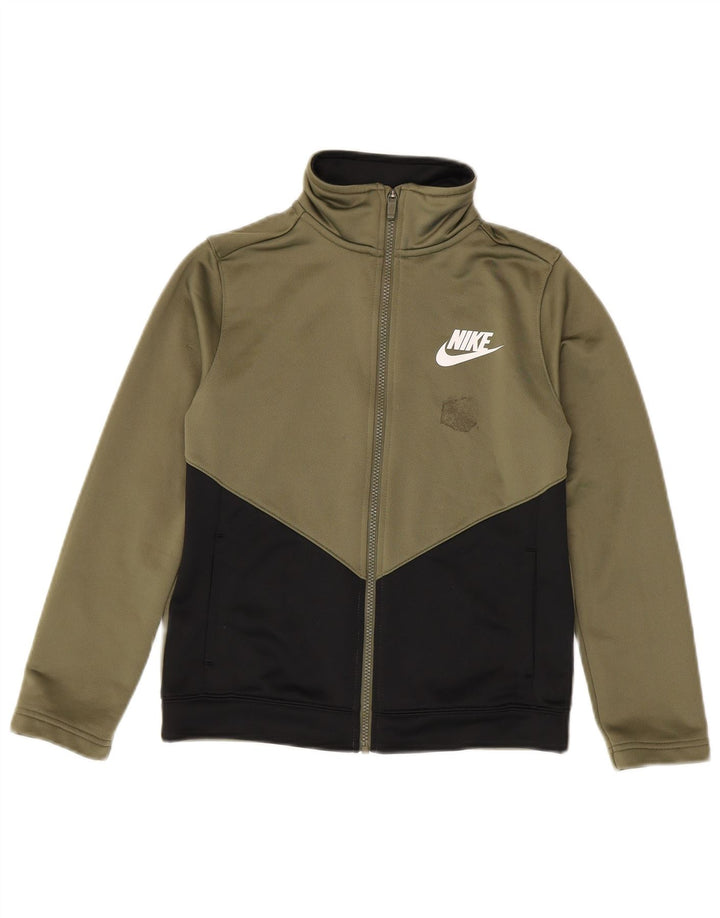 Veste de survêtement Nike Garçon Standard 10-11 ans Kaki Moyen