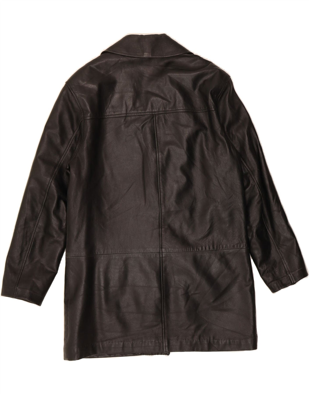 RITZ SADDLER Womens Leather Jacket IT 44 Medium Black Leather Vintage Ritz Saddler and Second-Hand Ritz Saddler from Messina Hembry 