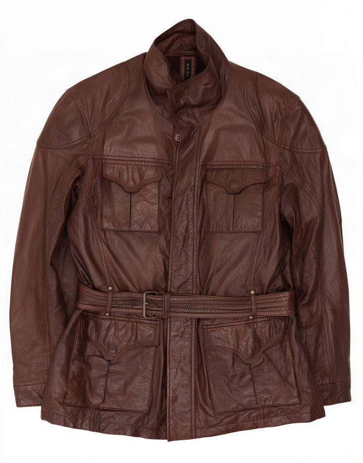 Veste en cuir homme Mauritius IT 56 3XL marron