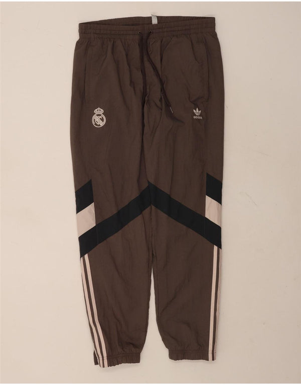 ADIDAS Pantalon de survêtement Real Madrid pour homme - Grand color block - Gris