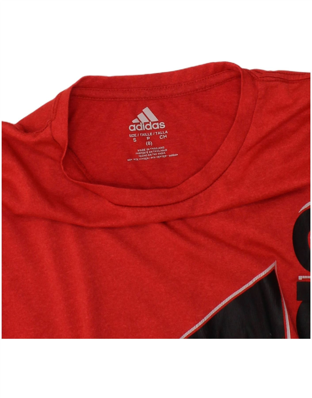 ADIDAS T-shirt graphique pour garçon 7-8 ans Petit Rouge