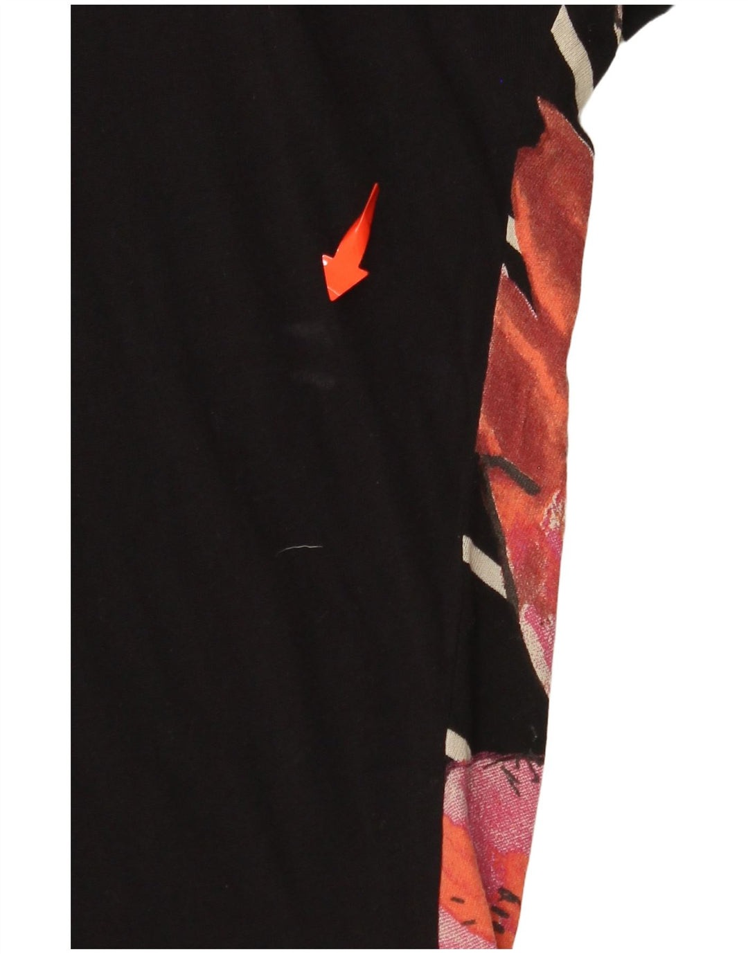 DESIGUAL T-Shirt Femme UK 44 Medium Noir Floral