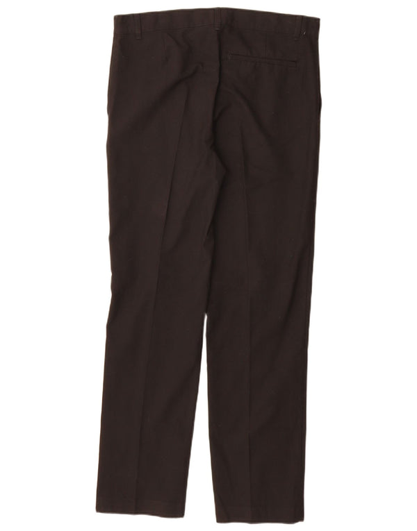 Marks & Spencer Pantalon de Costume Droit Garçon 15-16 Ans W32 L29 Noir