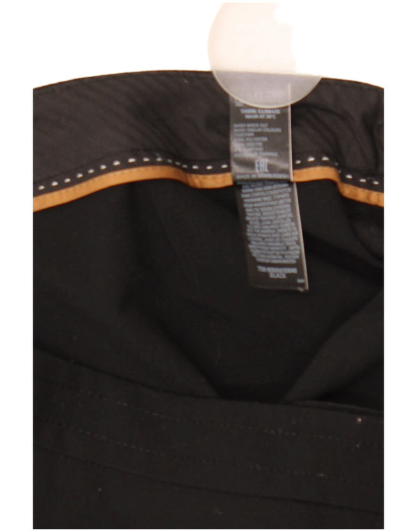 Marks & Spencer Pantalon décontracté pour femme UK 10 Small W30 L27 Noir Classique