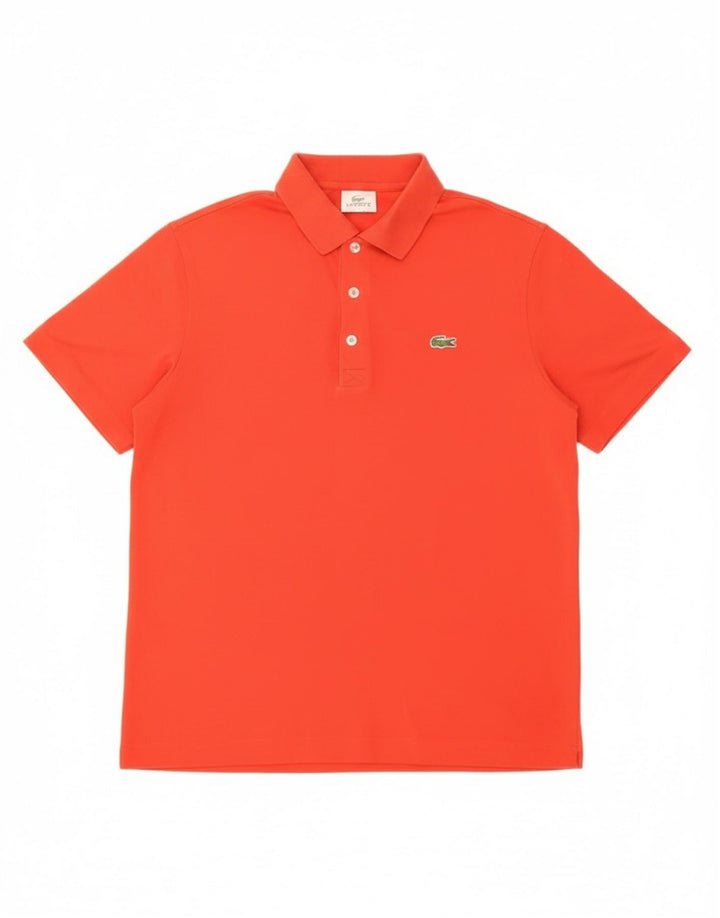 Lacoste Polo Homme Taille 4 Coton Rouge Moyen