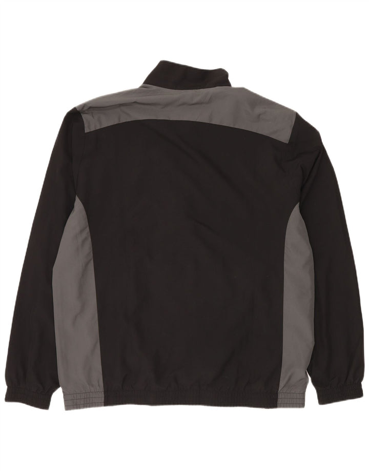 PUMA Veste de survêtement pour homme XL Noir Colorblock Polyester