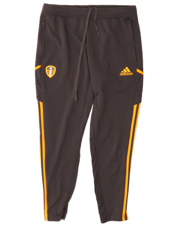Adidas Pantalon de survêtement Leeds United FC pour homme Taille L Gris Polyester