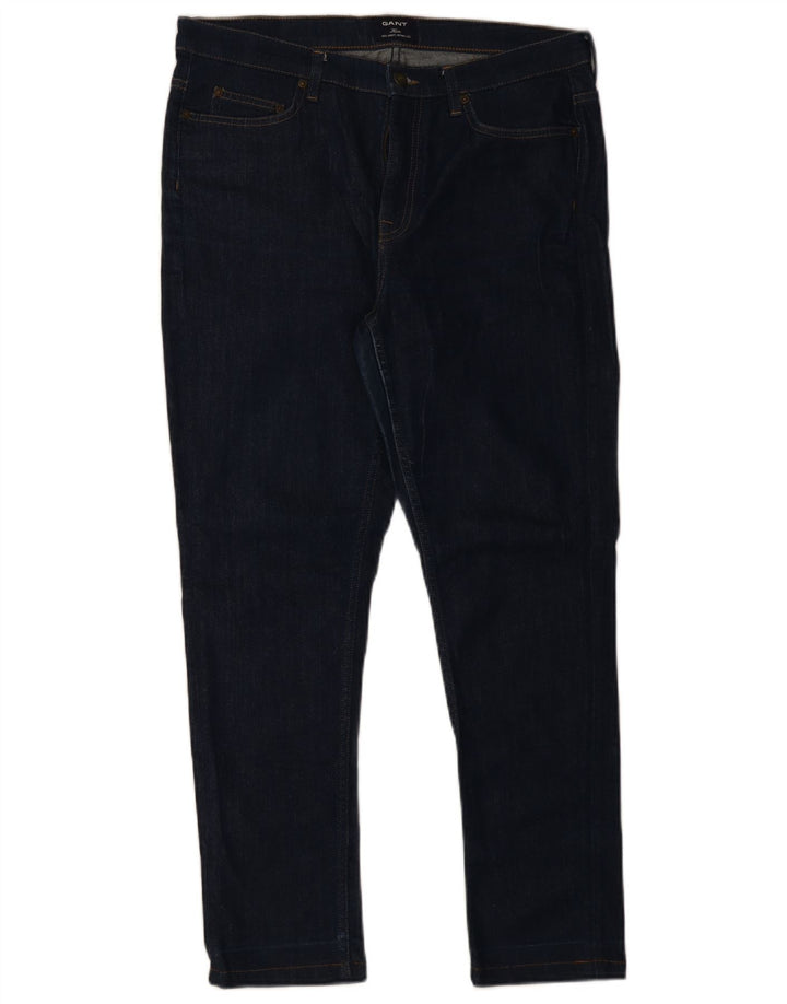 Gant Jean Slim Femme W32 L28 Bleu Marine