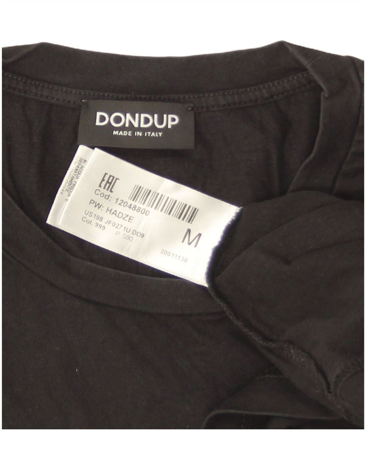 Dondup T-Shirt Homme Noir Moyen Coton