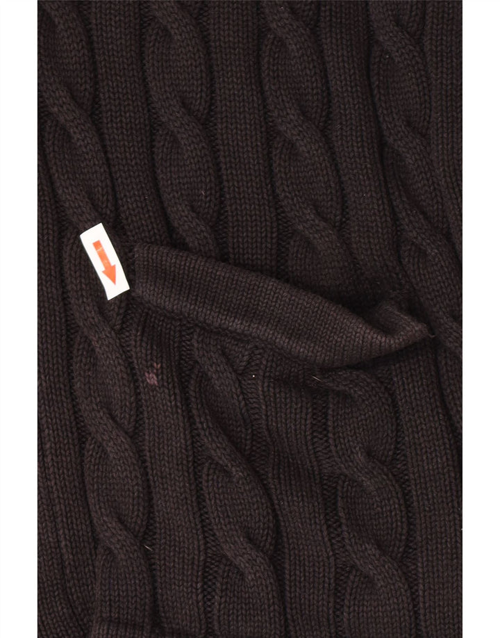 Gant Cardigan Pull Petit Noir Coton Homme