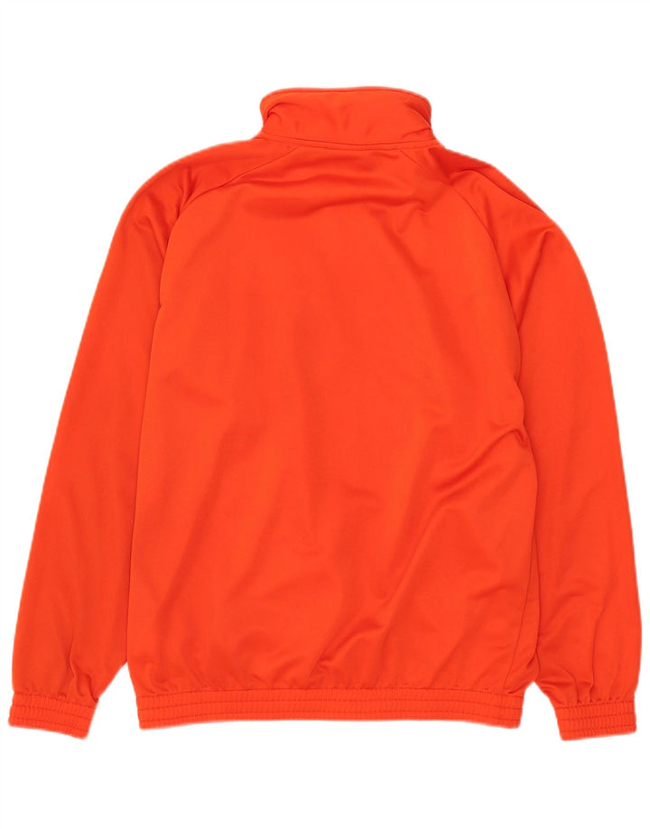 vintage Mens Survêtement Top Jacket IT 48 Medium Orange Colourblock Polyester