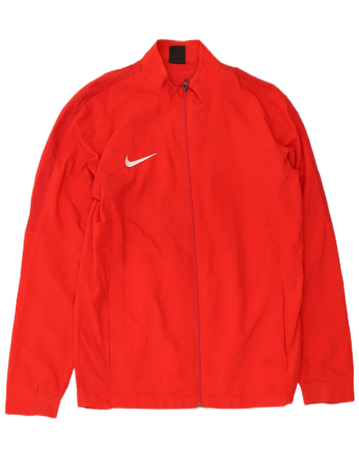Nike Homme Dri Fit Survêtement Top Veste Rouge Moyen Polyester