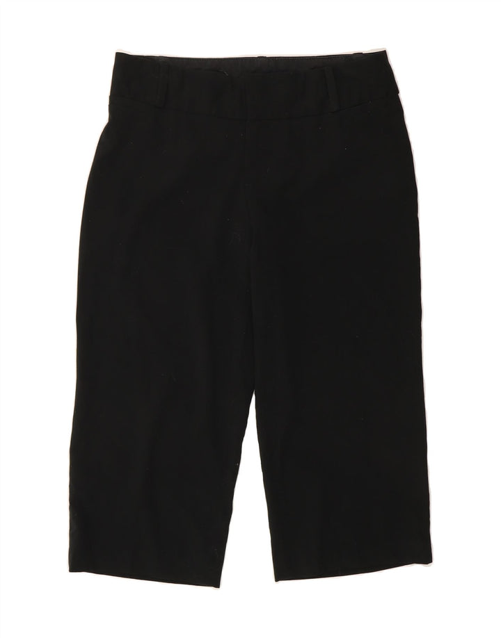 MOSSIMO Womens Stretch Straight Capri Trousers US 6 Medium W32 L20 Black Vintage Mossimo and Second-Hand Mossimo from Messina Hembry 