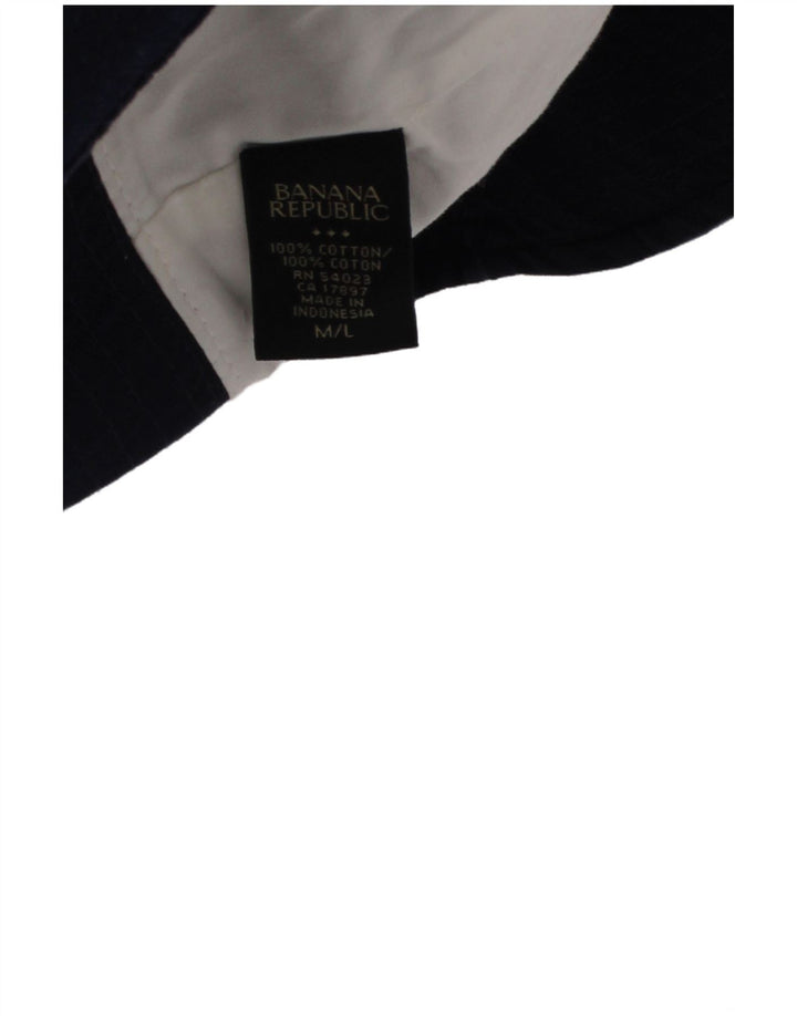 Banana Republic Chapeau bob pour homme en coton bleu marine moyen/grand