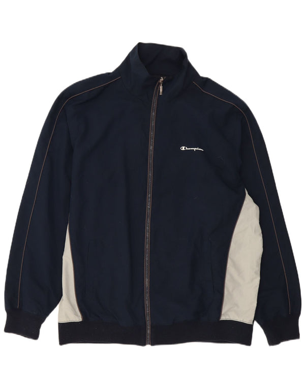 Champion Veste de survêtement pour homme 2XL Bleu marine Colourblock