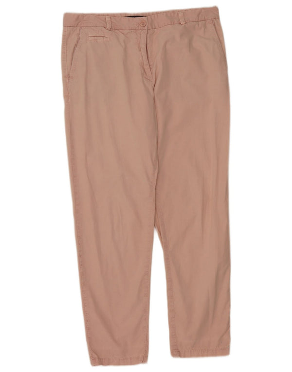 Marks & Spencer Pantalon chino droit pour femme UK 14 Large W34 L28 Rose