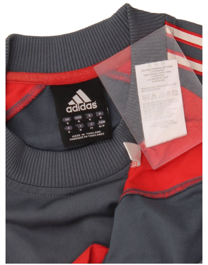 ADIDAS T-Shirt Homme Haut Petit Gris Colorblock Polyester