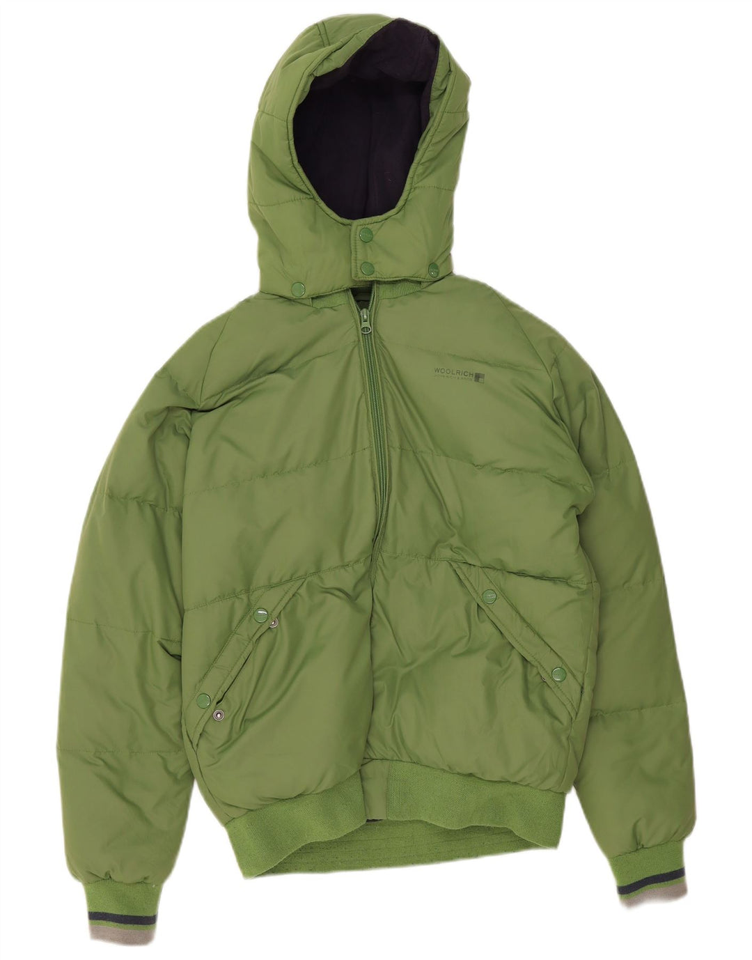 Woolrich Veste matelassée à capuche graphique pour garçon 13-14 ans Vert