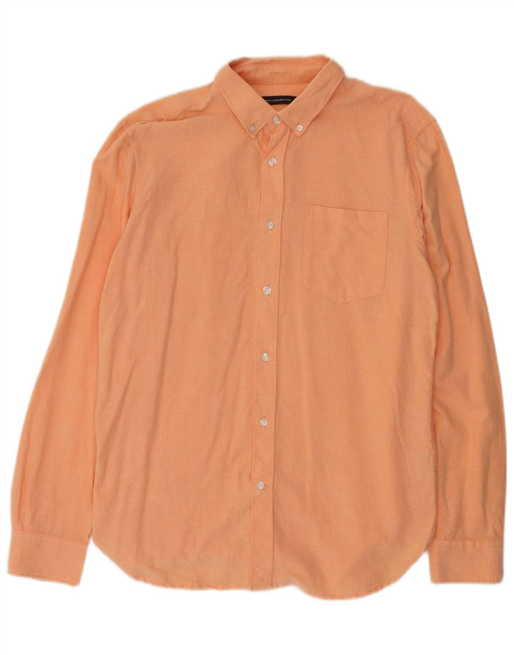 French Connection Chemise Homme Orange Moyen Coton