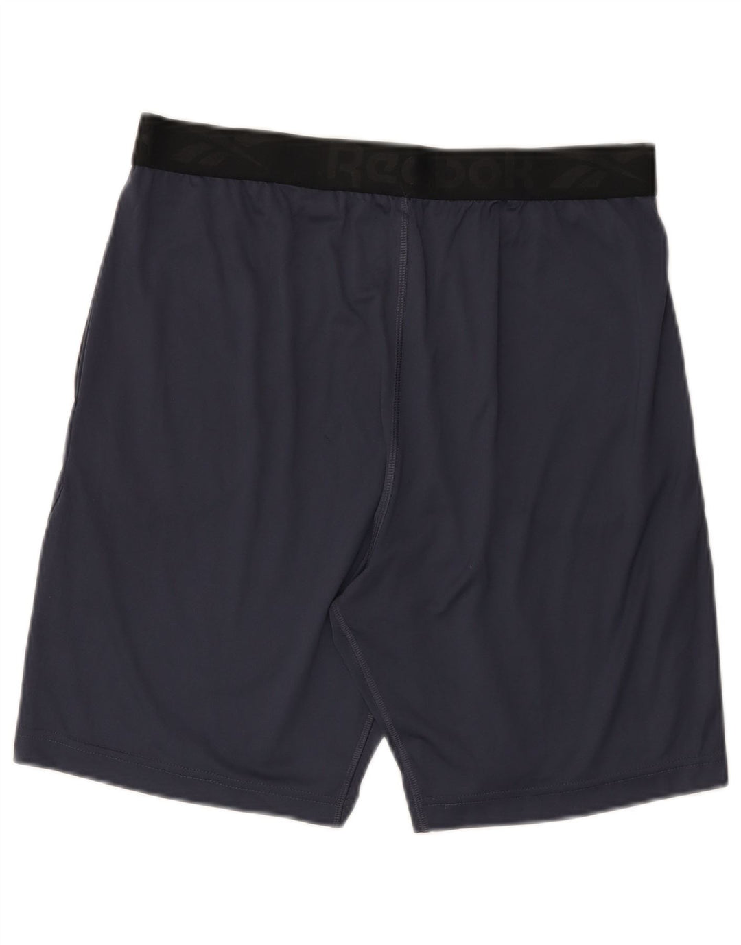 Reebok Short de Sport Homme Bleu Marine Moyen Polyester