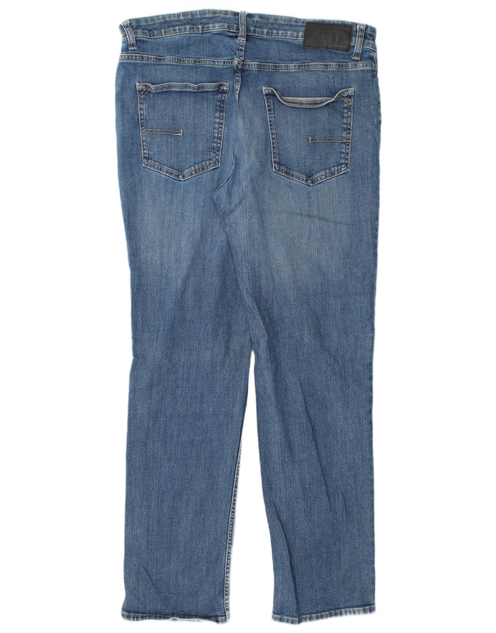CALVIN KLEIN Jean droit homme W36 L32 bleu coton