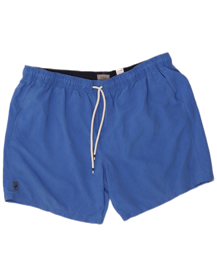 Marks & Spencer Short de bain homme 3XL bleu polyester