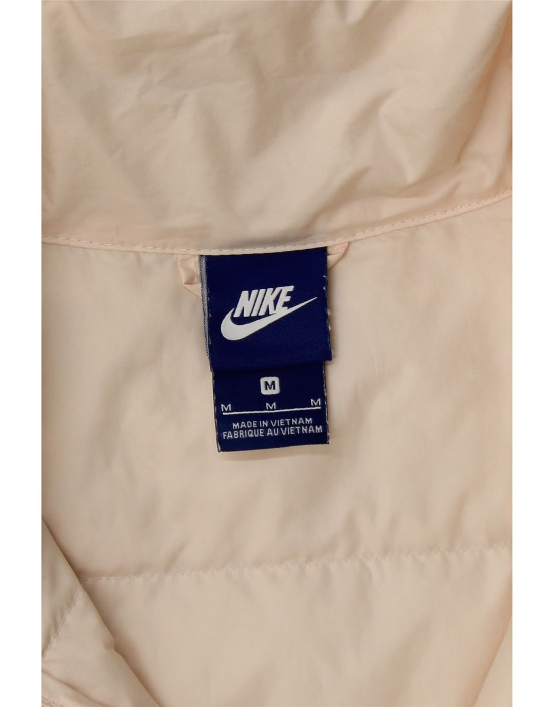 NIKE Gilet rembourré pour femme UK 44 Polyester beige moyen