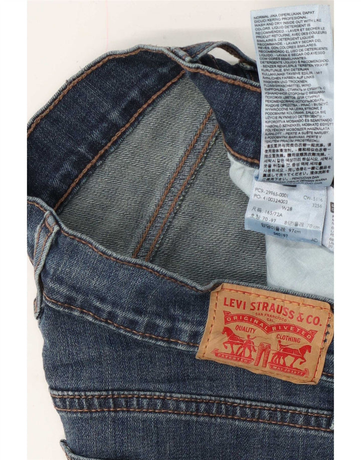 Levi's Short en Jean Femme W28 Bleu Moyen Coton