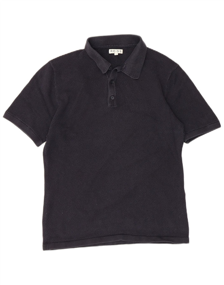 Reiss Polo Homme Bleu Marine Moyen