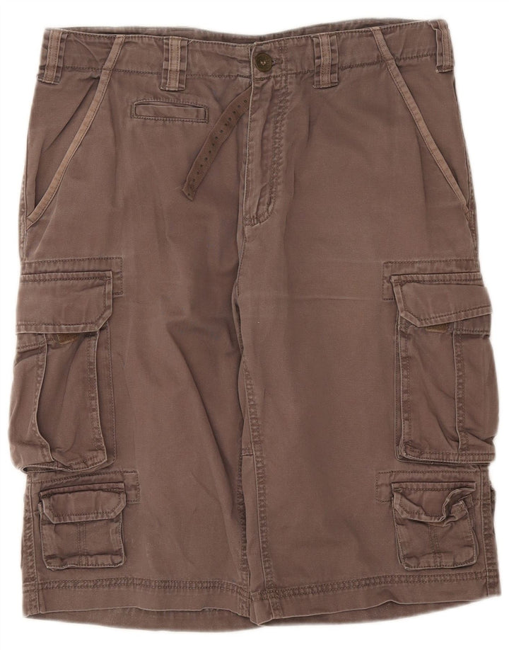 Russell Athletic Short cargo pour homme Taille L W34 Gris Coton