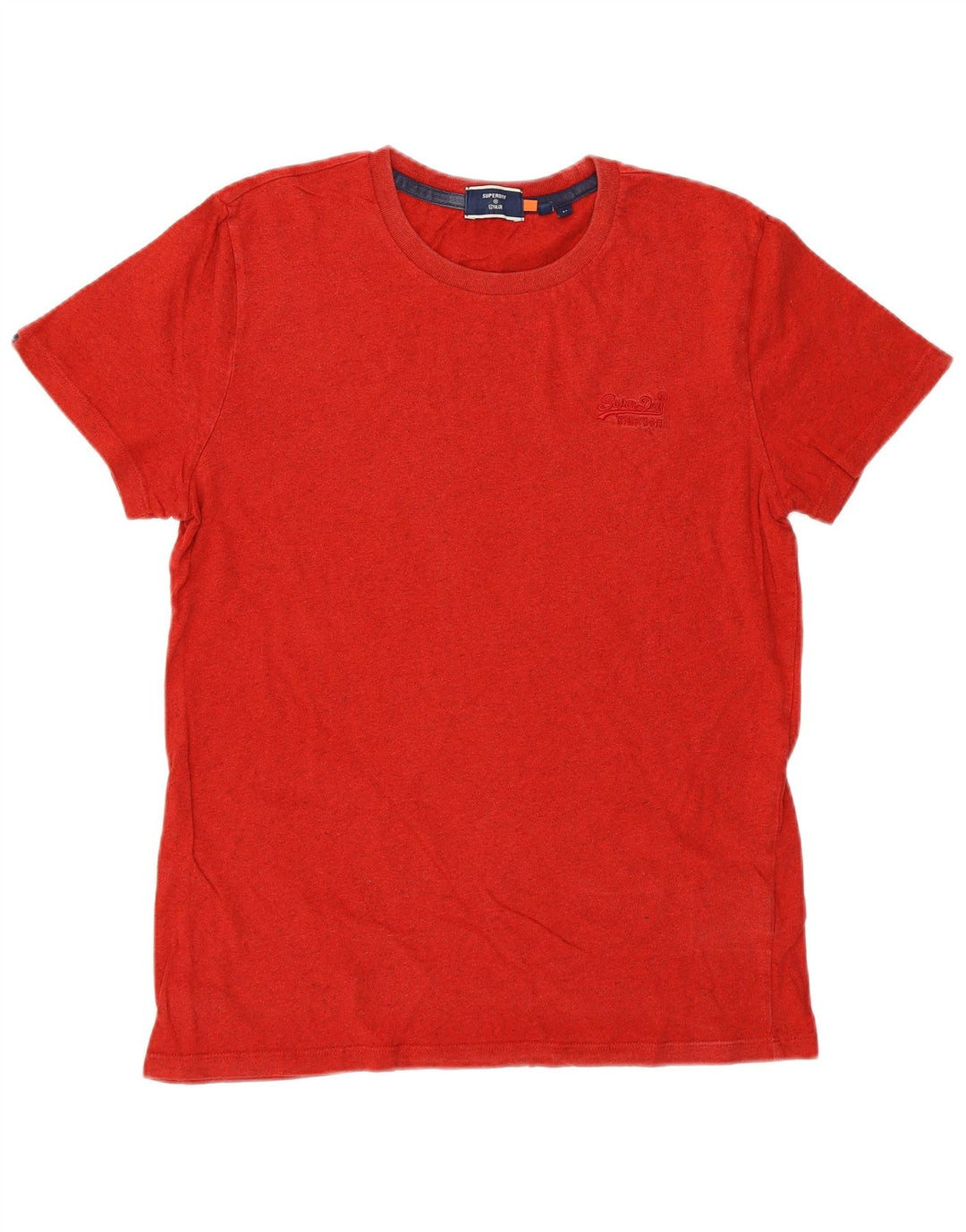 Superdry T-Shirt Homme Rouge Moyen Coton
