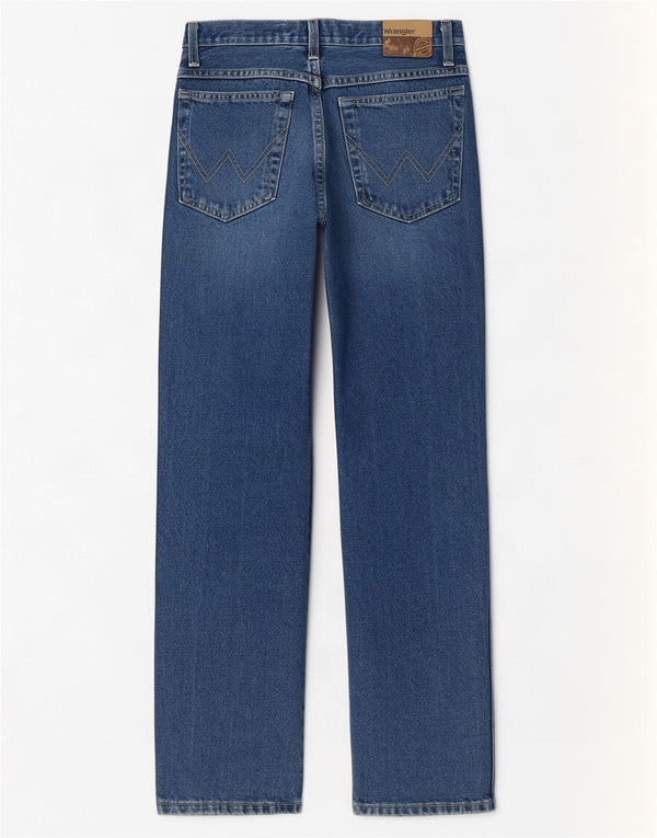 Wrangler Jean droit régulier pour homme W30 L30 en coton bleu