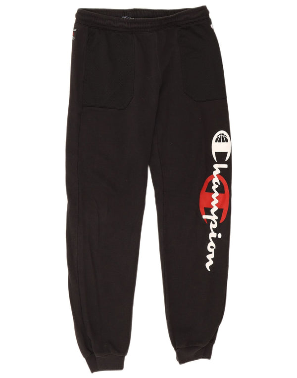 Champion Pantalon de survêtement graphique pour garçon 13-14 ans XL Noir