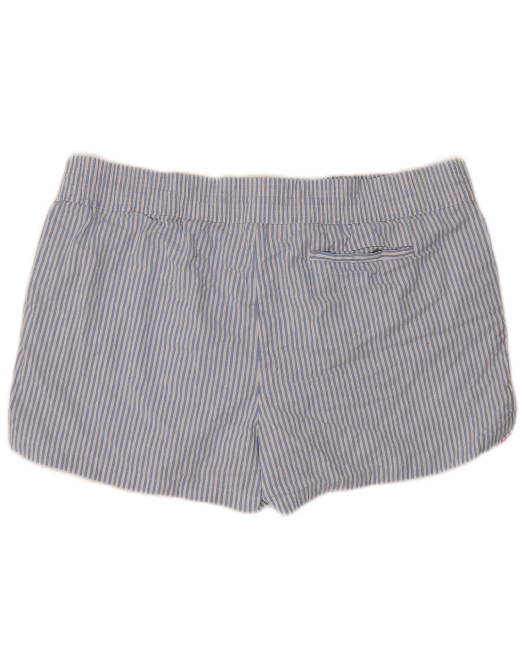 Vineyard Vines Short Femme XL W38 Bleu Rayé Coton
