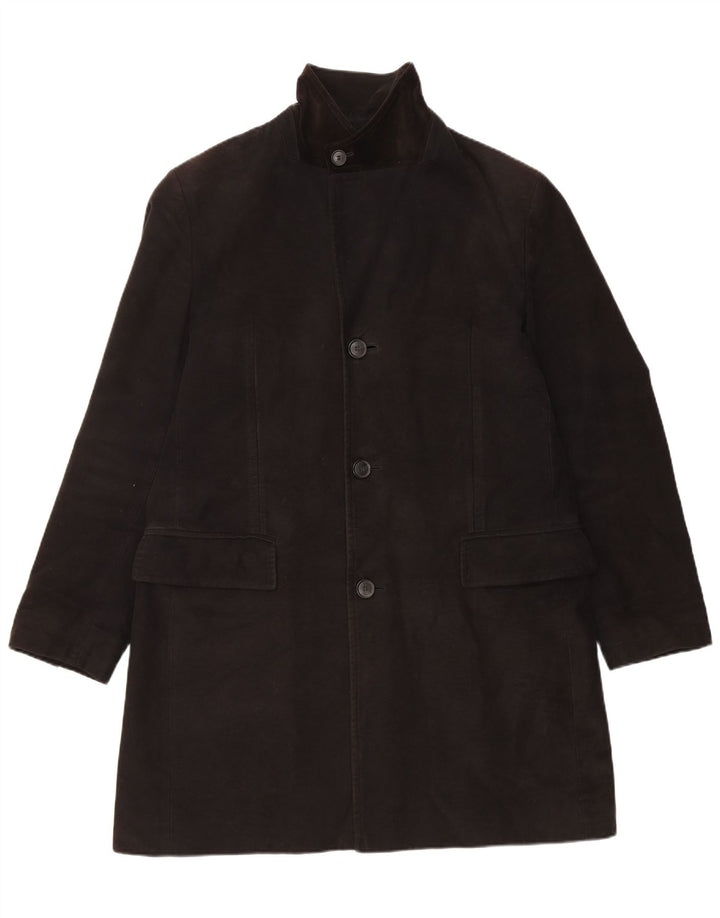 Hugo Boss Pardessus pour homme EU 50 Grand coton noir