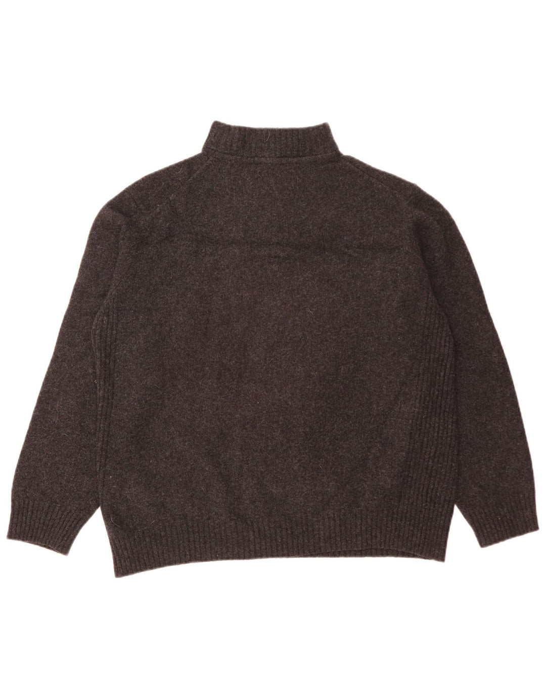 Barbour Pull à col zippé pour femme UK 20 2XL Gris Laine