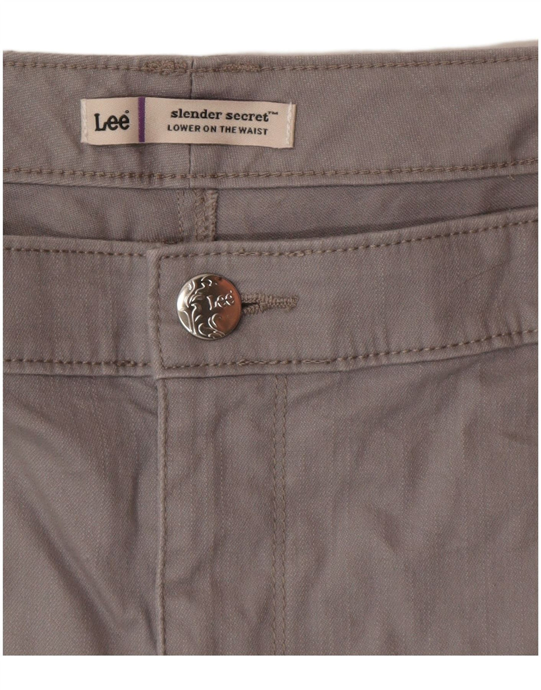 LEE Short décontracté Slender Secret pour femme W40 2XL Gris