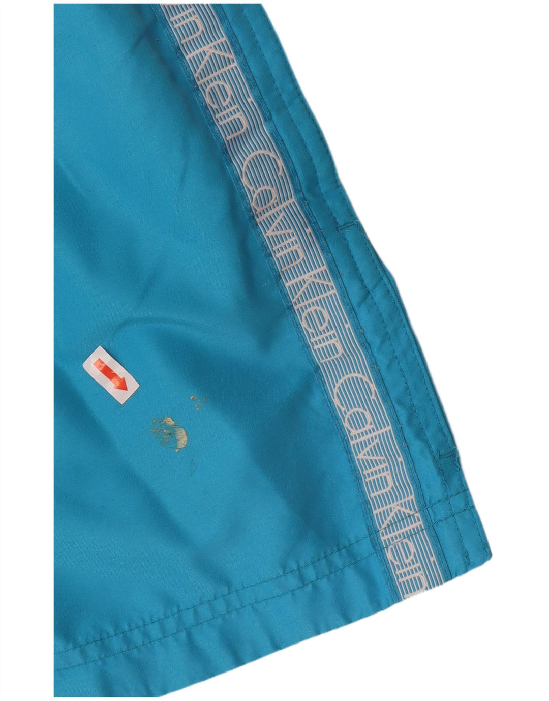 CALVIN KLEIN Short de bain graphique homme grand bleu polyester
