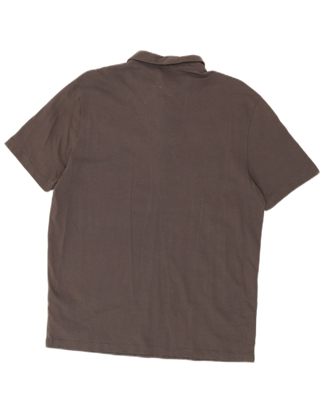 All Saints Polo Regular Fit XL Gris Coton Homme