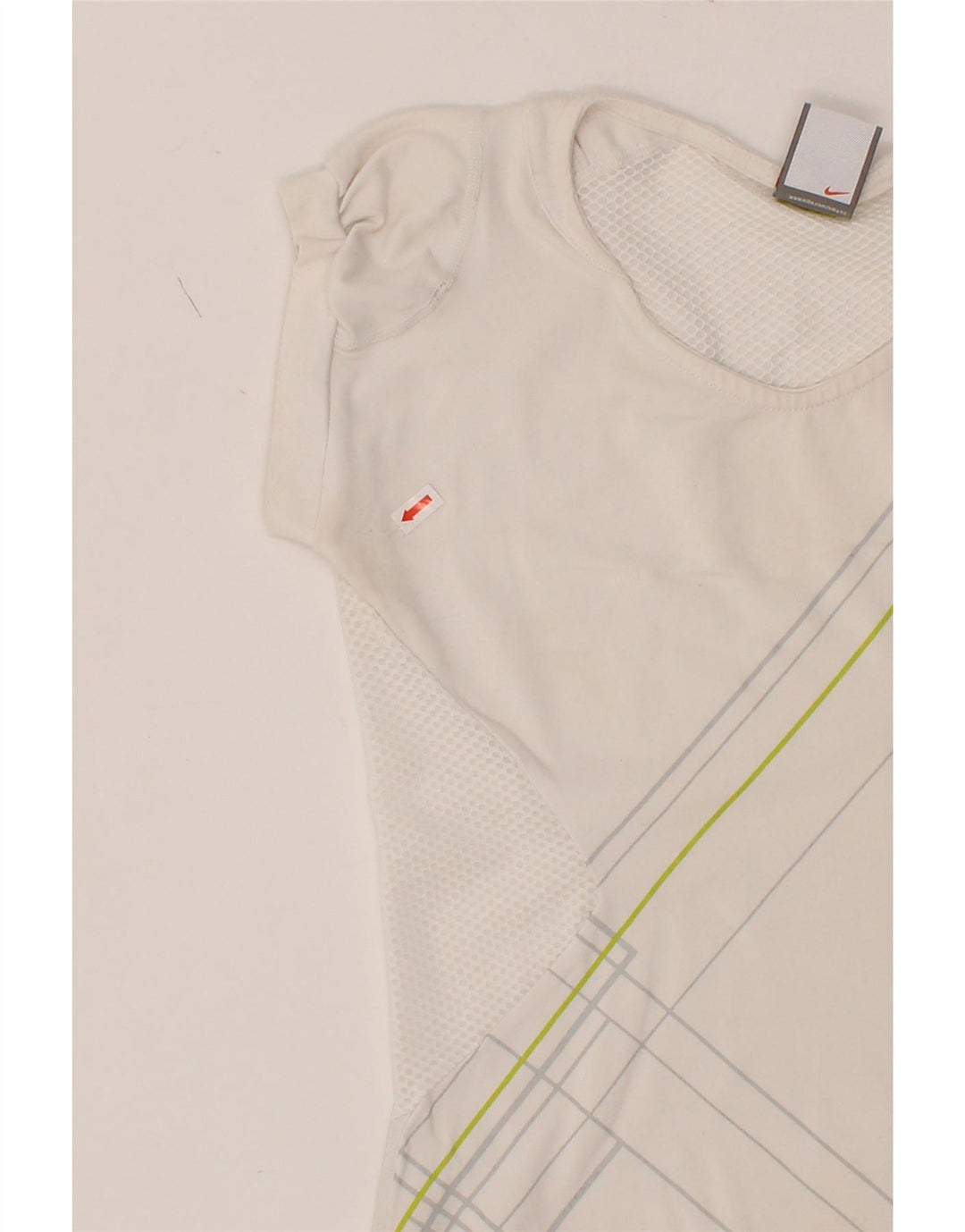 NIKE Womens T-Shirt Top UK 4/6 XS White Cotton Vintage Nike and Second-Hand Nike from Messina Hembry 