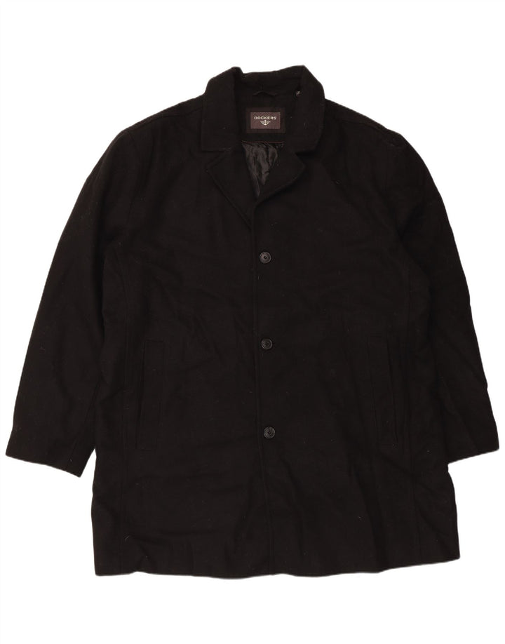 Dockers Manteau Homme UK 44 2XL Laine Noire