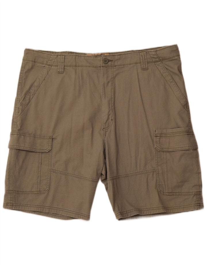 WRANGLER Short Cargo Homme W40 XL Kaki Coton