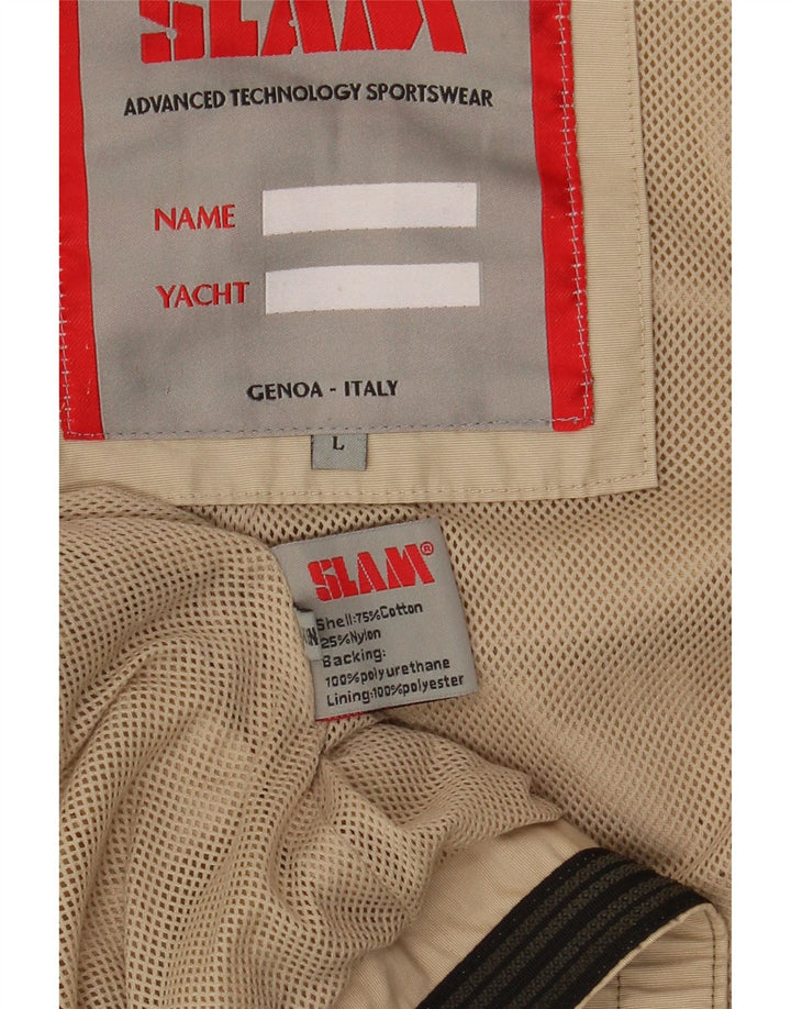 Slam Veste Bomber Homme UK 40 Grand Kaki Coton