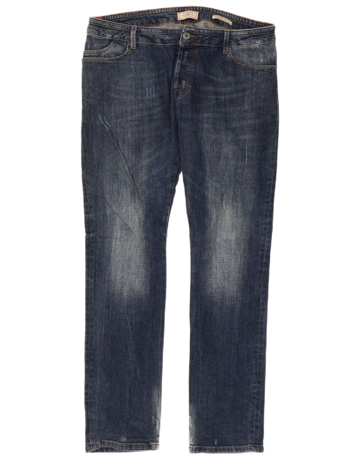 Zu Elements Jean Super Slim Homme W36 L34 Bleu Coton