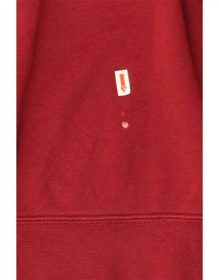 Nike Sweat-shirt pour homme en coton rouge Taille L