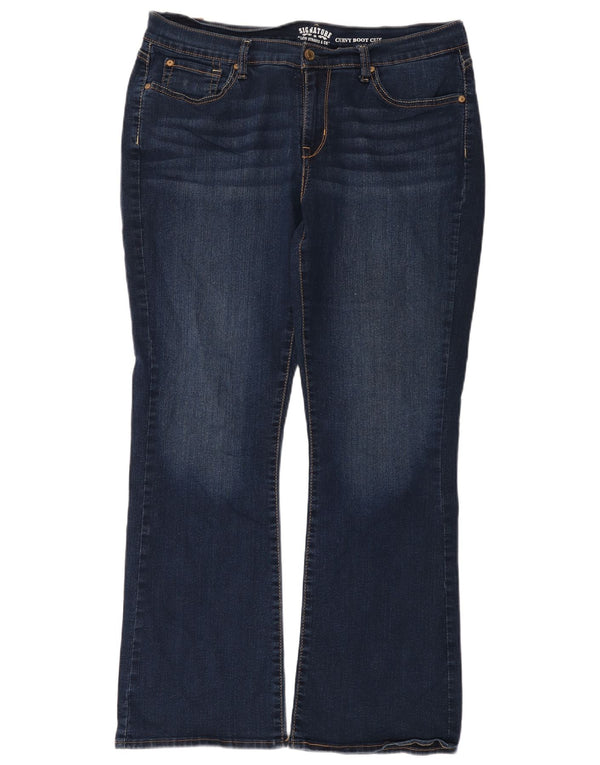 Levi's Jean Bootcut Curvy Femme US 18 2XL W34 L32 Bleu Marine Coton