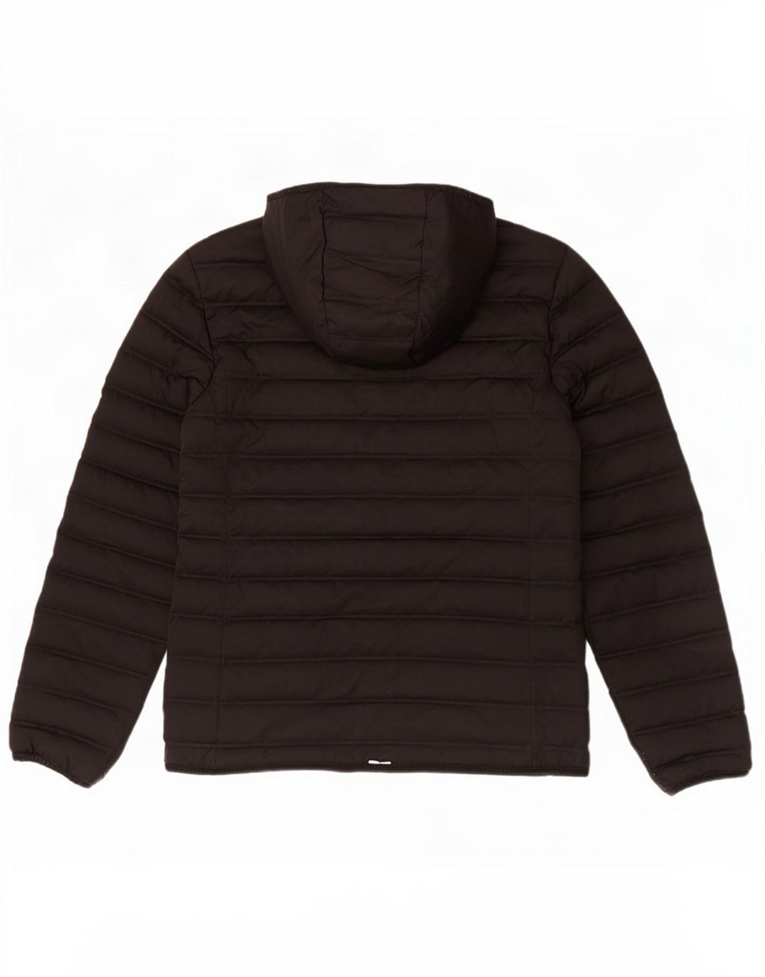 Superdry Veste matelassée à capuche pour femme UK 12 Medium Noir Polyester