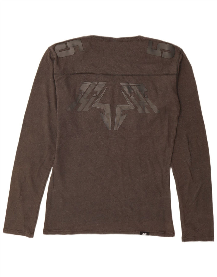 55DSL Haut Graphique Homme Manches Longues Gris Moyen